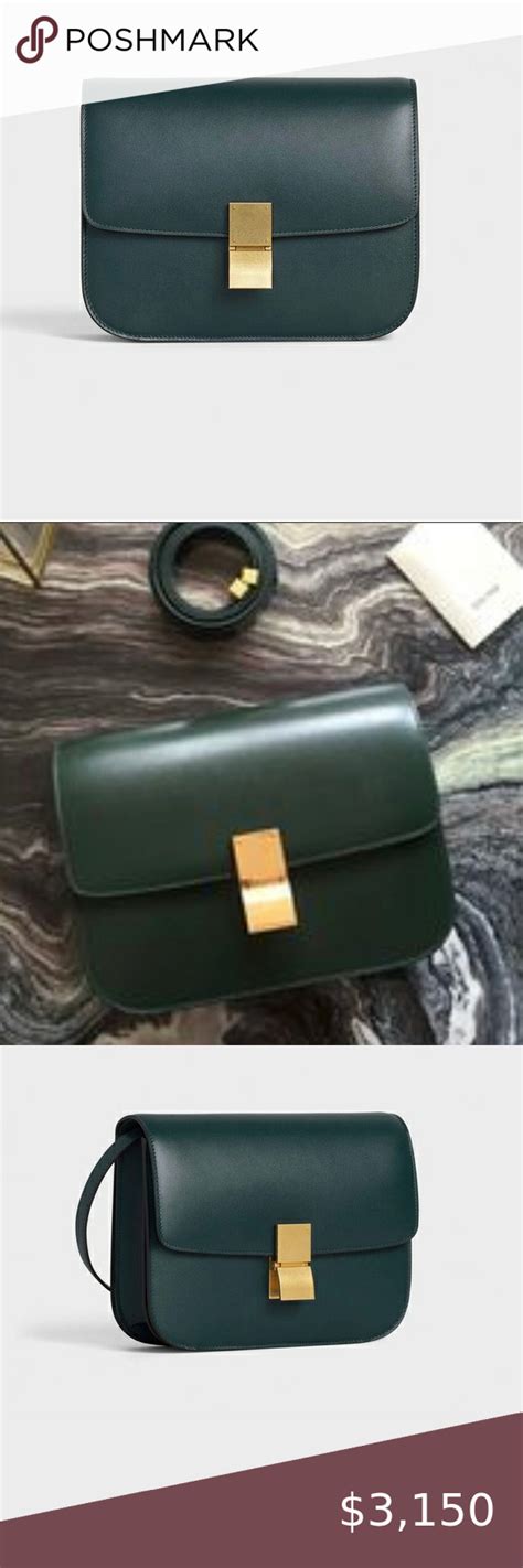 小红书 celine box green|celine handbags green.